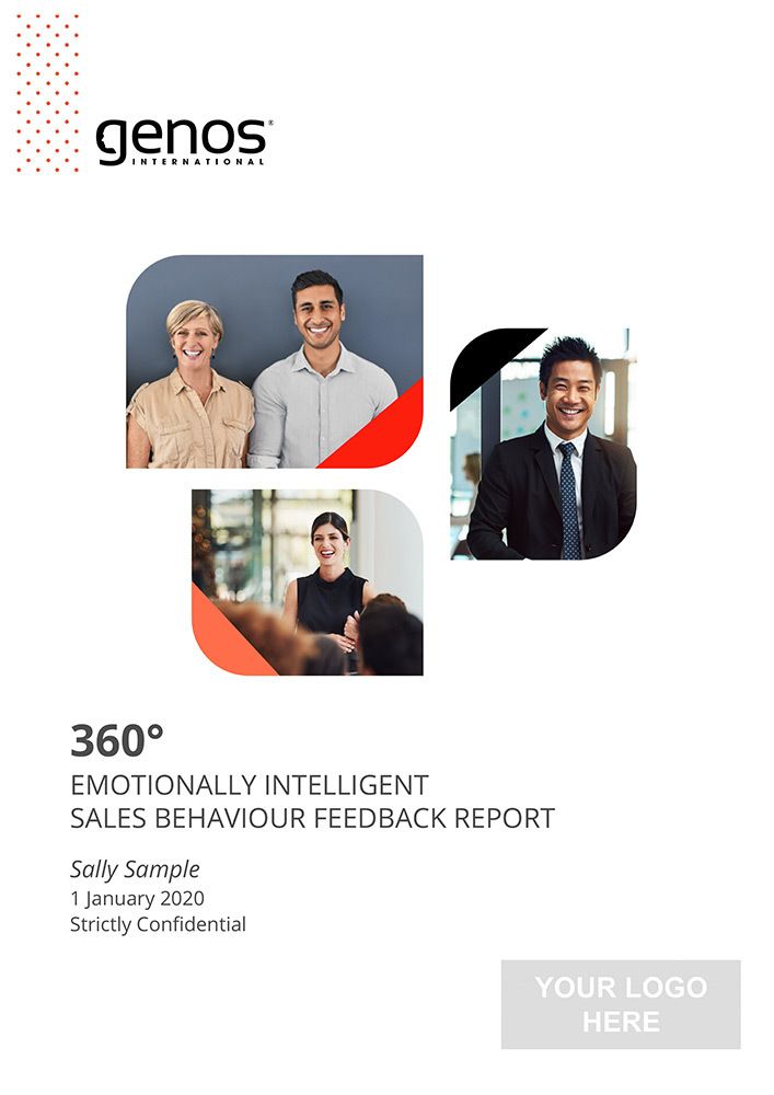 Genos 360° emotionally intelligent sales behaviour feedback report.